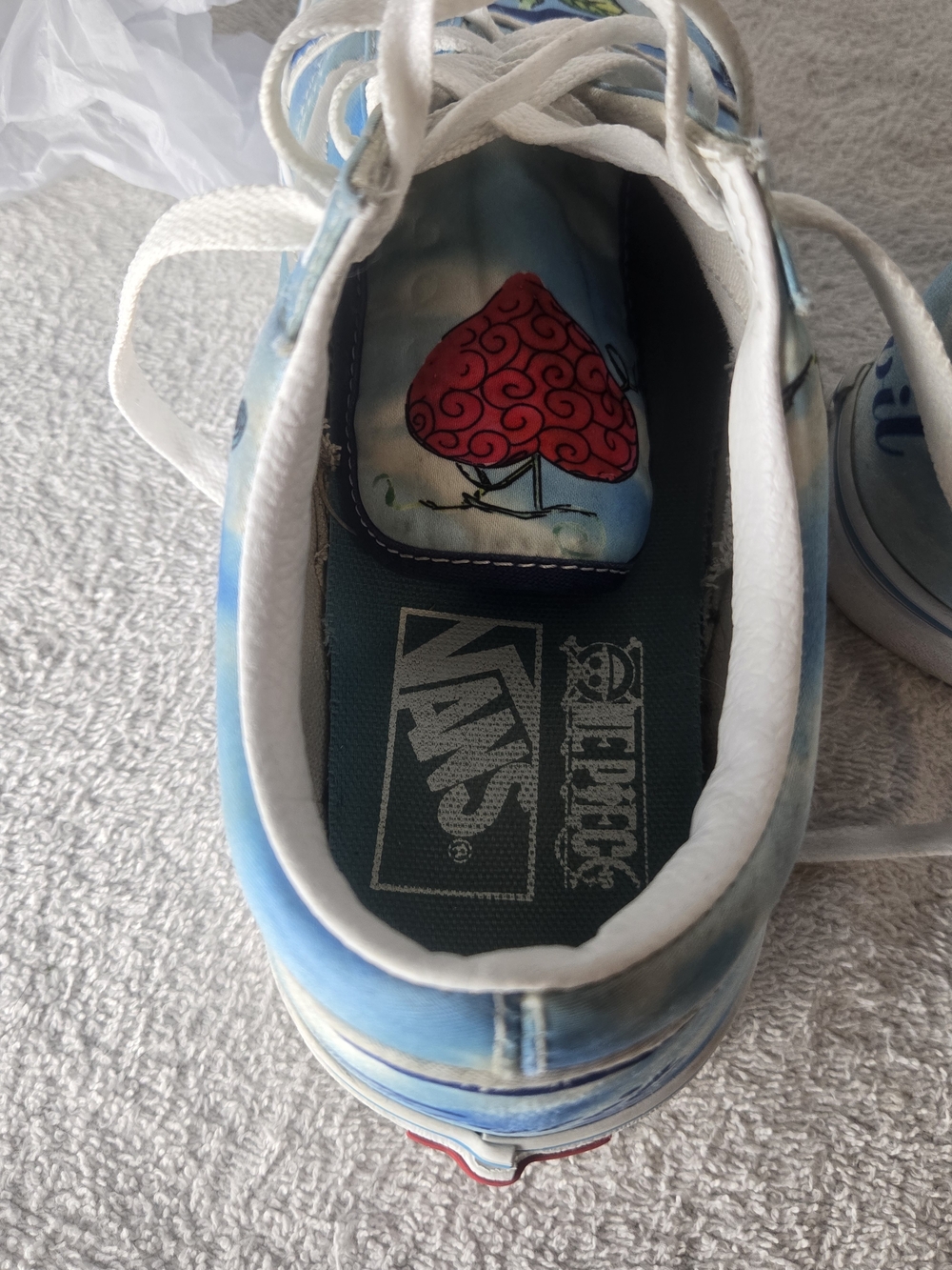 Vans x One Piece "Devil Fruit" Old Skool Custom Sneakers - Picture 10 of 11